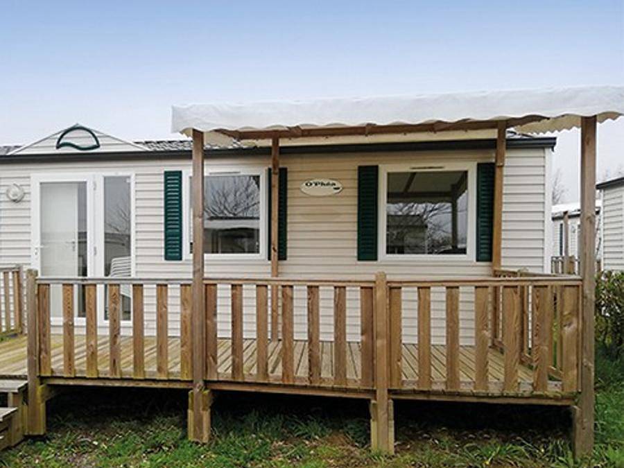 Aunis Club Vendée - Mobilheim 6 personen - Comfort | 3 Schlafz. | 6 Pers. | Erhöhte Terrasse in La Tranche-sur-Mer, Vendée