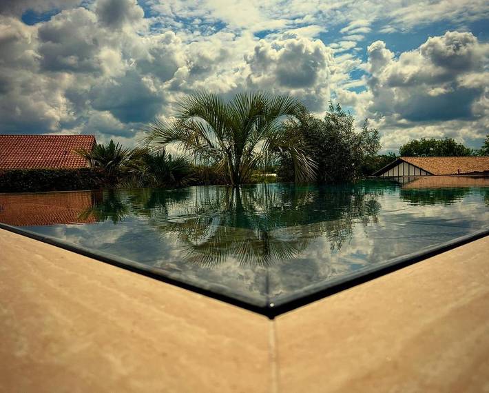 Gîte pour 2 personnes, avec balcon ainsi que vue et piscine à Arbonne - 3