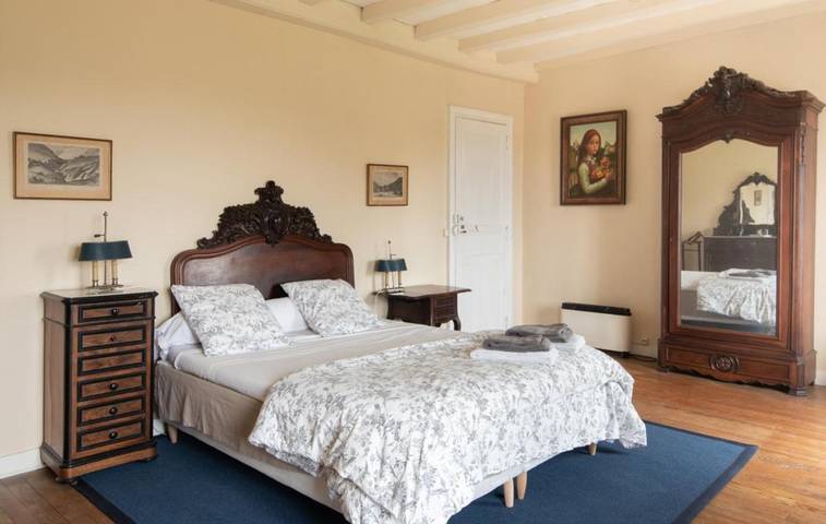 Gîte pour 2 personnes, avec Terrasse et Jardin ainsi que Piscine et Vue dans Saint-Gervais (Gironde) - 4