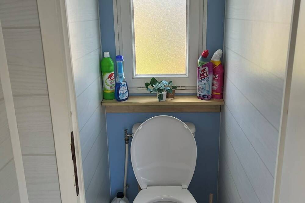 Comfortable, well-located mobile home with sea view. Relaxation guaranteed! in Équihen-Plage, Boulogne-sur-Mer und Umgebung