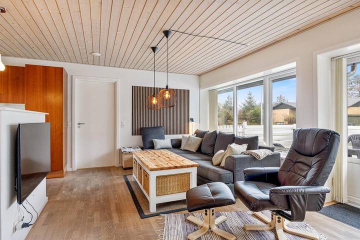 Ruhiges Ferienhaus (4 Pers.): Whirlpool, Terrasse mit Zaun, 2 Hunde in Nymindegab, Varde