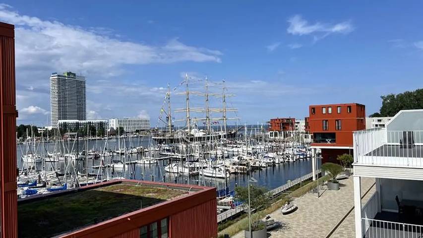 Ferienwohnung für 6 Personen, mit Balkon und Whirlpool sowie Sauna in Priwall
