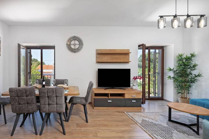 Ferienwohnung für 5 Personen, mit Meerblick, kinderfreundlich in Punat