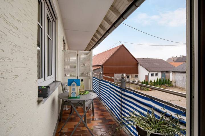 Ferienwohnung für 3 Personen, mit Balkon in Mittelneufnach - 3