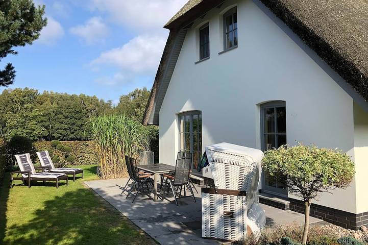 Cottage für 5 Personen, mit Terrasse und Garten sowie Sauna