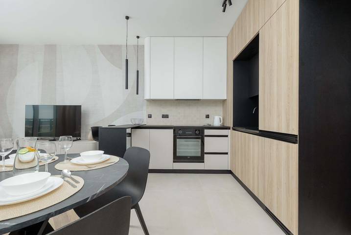 Ganze Wohnung, Stylish Apartment with River Views | Garage in Stettin, Baltic Sea Pomerania