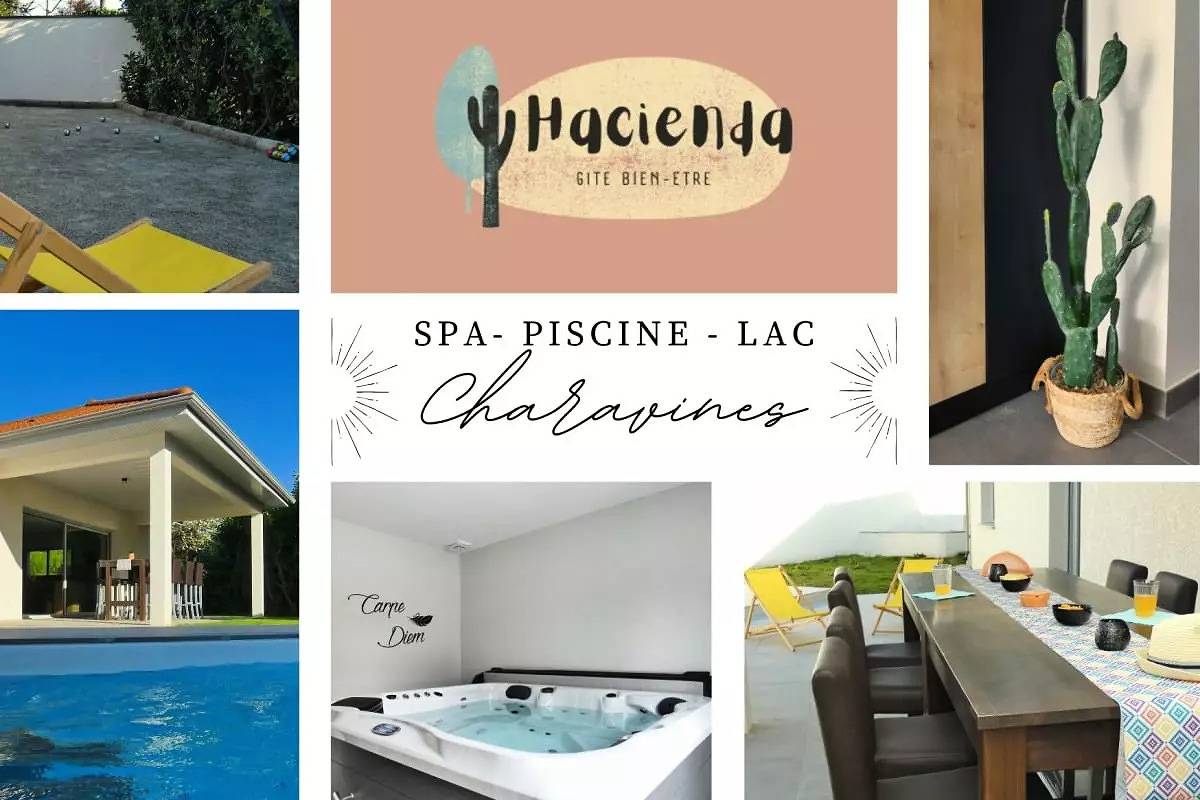 Charavines Villa mit Pool, Parkplatz, TV & Garten - 600m zum Stadtzentrum in Charavines, La Tour-du-Pin und Umgebung