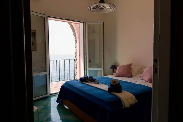 Appartement entier, Villa Venere-Côte d'Amalfi: Villa avec vue sur la mer et accès exclusif à la mer in Spiaggia del Lannio, Cetara