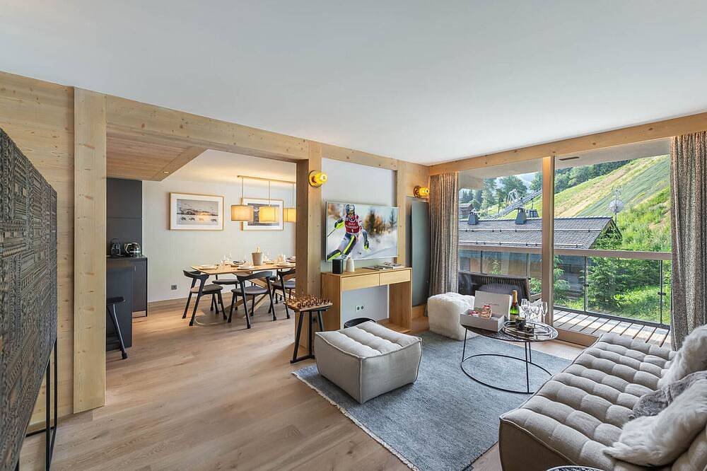 Ganze Wohnung, Moderne Wohnung in Courchevel mit Terrasse und Parkplatz in Saint-Bon-Tarentaise, Courchevel