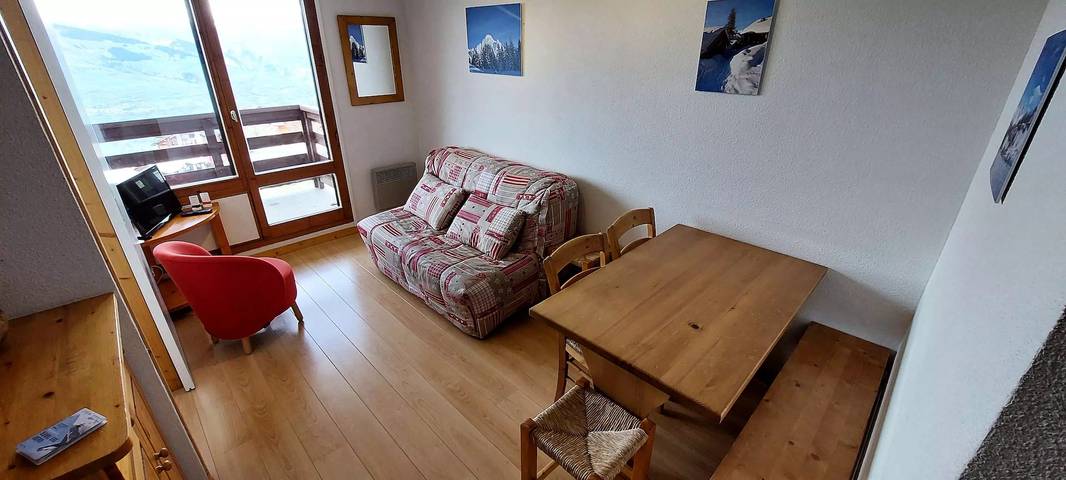 Gîte pour 4 personnes, avec vue et balcon dans Station De Peisey Vallandry