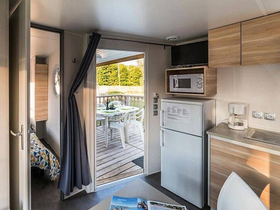 Camping Le Domaine de Mesqueau - Mobilhome 4 personnes - Simply O'hara 3 Pièces 4 Personnes + Tv in Plougasnou, Ceinture Dorée
