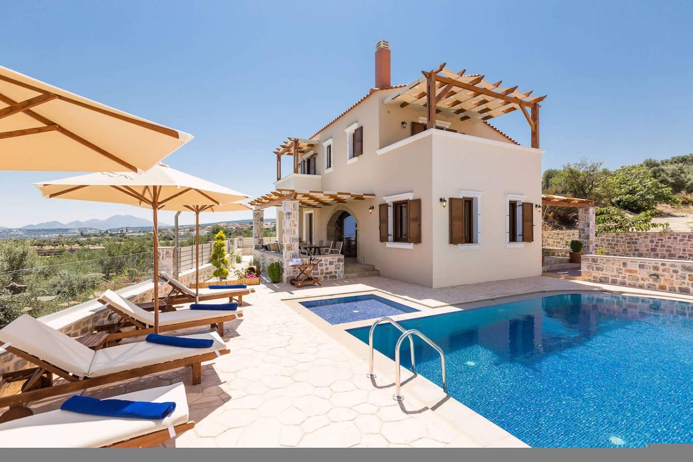 Family Villa w/Private Pool, Bbq area and Sea View in Mesi, Rethymno e dintorni