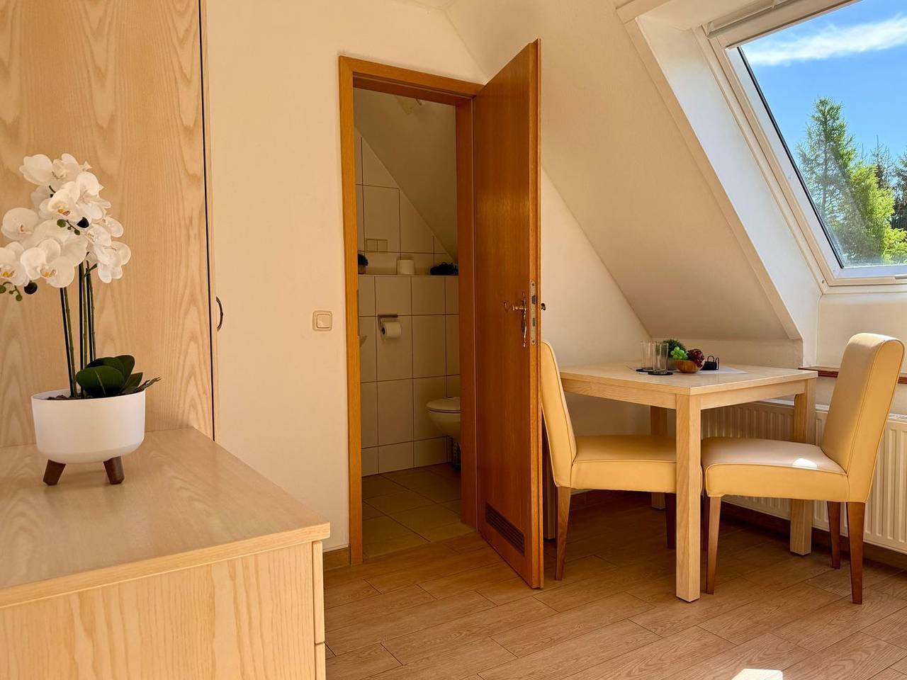 Ganze Wohnung, Gemütliches Studio in der Pension vorm Darß in Neu Hirschburg, Ribnitz-Damgarten