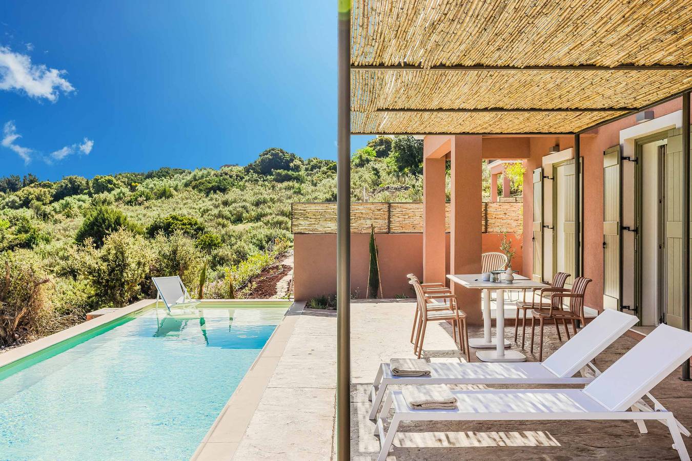 Villa für 4 Personen mit Terrasse in Fiskardo, Kefalonia