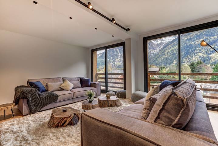 Gîte pour 8 personnes, avec piscine et jacuzzi ainsi que balcon et sauna dans Mer de Glace - 2