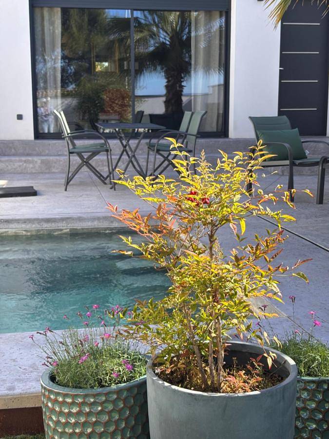 Villa pour 4 personnes, avec Terrasse et Jardin ainsi que Piscine et Vue à Portiragnes