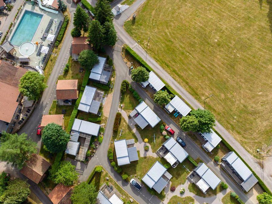 Sunêlia Domaine de Champé - Mobilheim 4 personen - Sunêlia Luxe Iroise 2 Zimmer 35m² - Tv - Lv - Bettwäsche vorhanden in Bussang, Regionaler Naturpark Belchen der Vogesen