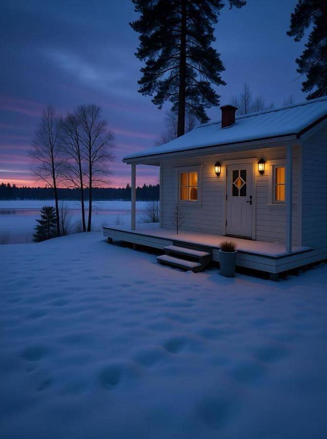 Ferienhaus für 4 Personen, mit Garten und Seeblick sowie Ausblick - 1