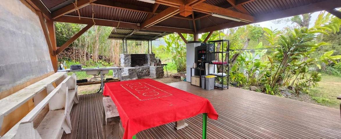 Tente pour 3 personnes, avec vue ainsi que terrasse et jardin sur l' Île de la Réunion - 2