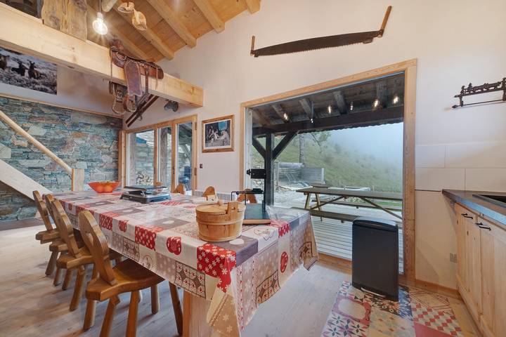 Maison pour 8 personnes, avec Balcon et Jardin à Abondance