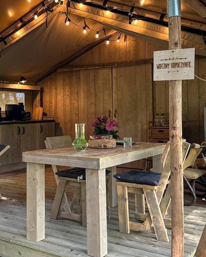 Camping für 6 Personen, mit Terrasse und Ausblick, mit Haustier in Ermland-Masuren - 4