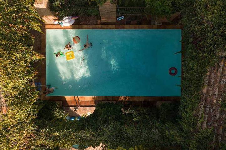 Ferienhaus für 7 Personen, mit Terrasse und Garten sowie Pool, mit Haustier - 1