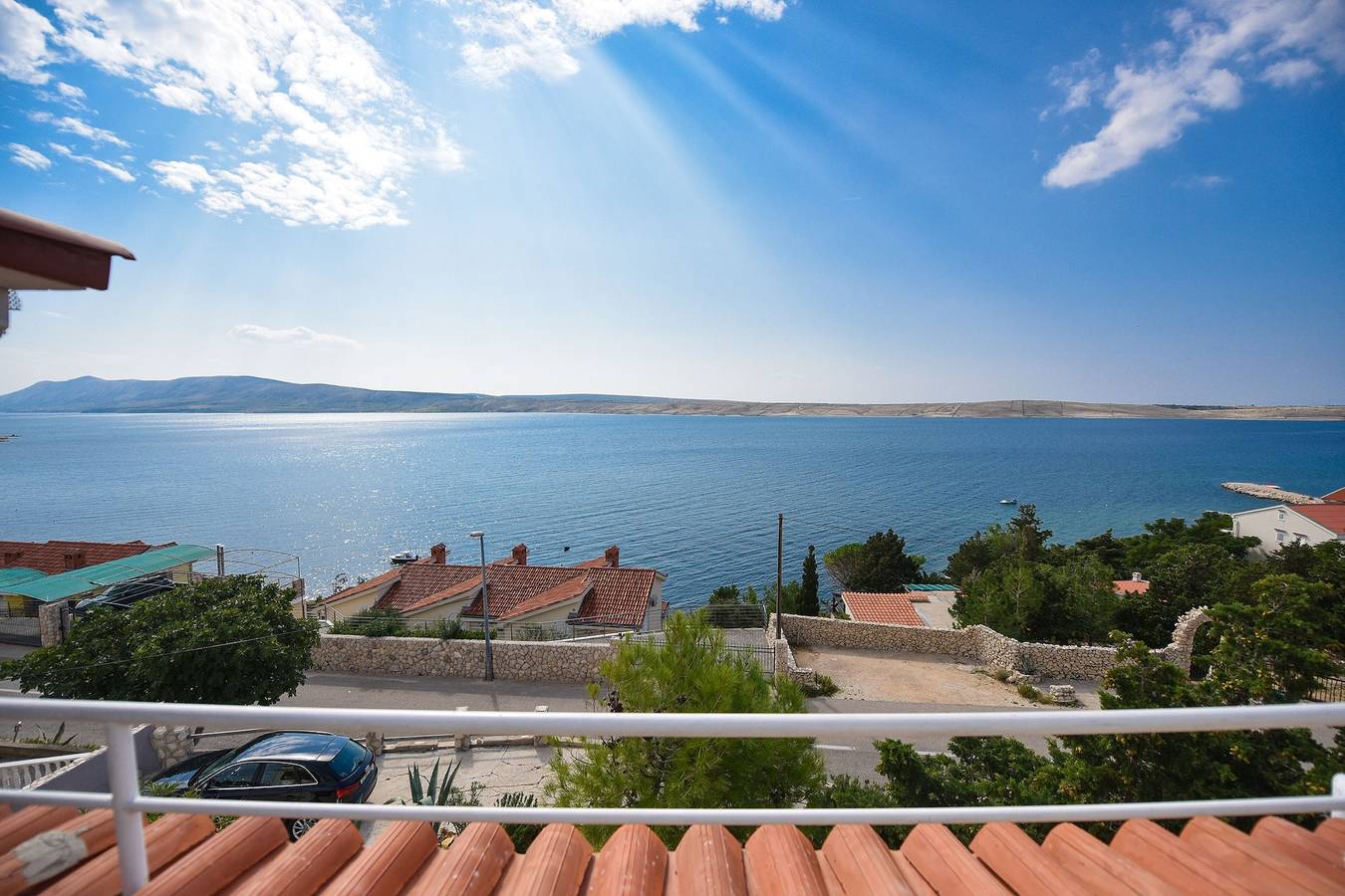 Entire apartment, Two bedroom apartment with terrace and sea view Vidalići, Pag A-9393-b in Novalja, Pag Island