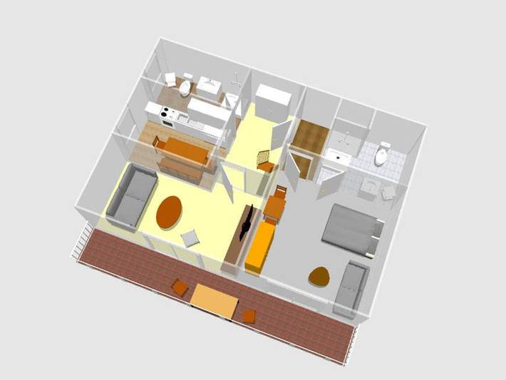 Ganze Ferienwohnung, Ferienwohnung Liliensteinblick - Ferienwohnung, 2 Schlafräume, 1x Du/Wc in Königstein, Elbsandsteingebirge