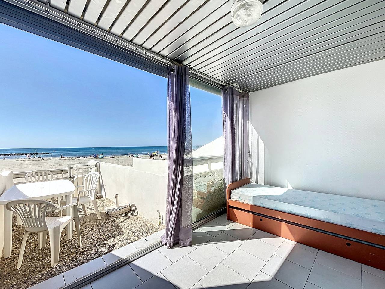 Ganzes Studio, Carnon Studio - 4 Personen - Direkt am Strand - Wlan - Terrasse - Parkplatz in Mauguio, Côte d'Améthyste