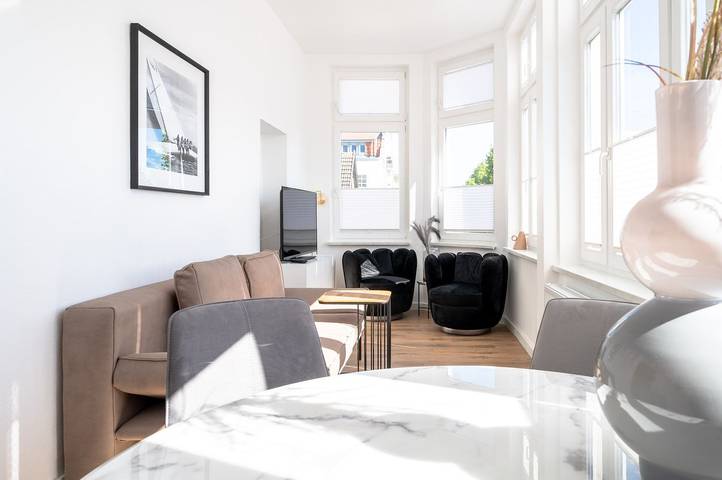Ferienwohnung für 4 Personen, mit Balkon in Warnemünde