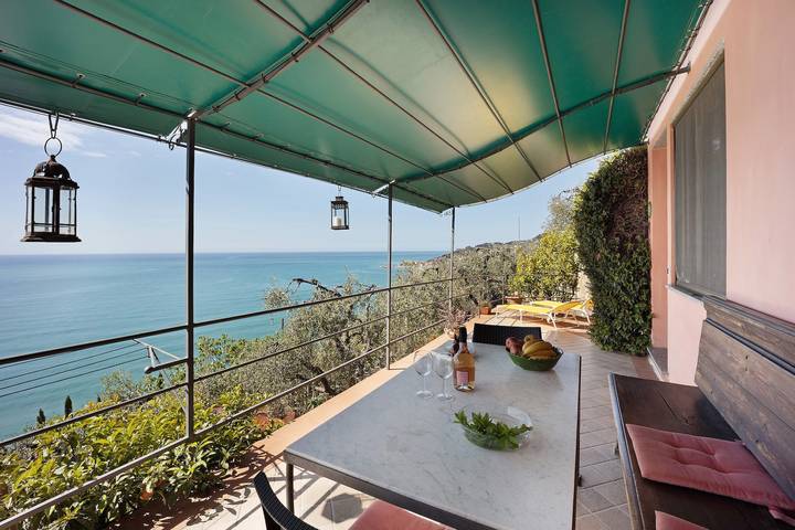Ferienwohnung für 4 Personen, mit Balkon und Garten an der Ligurische Küste - 4