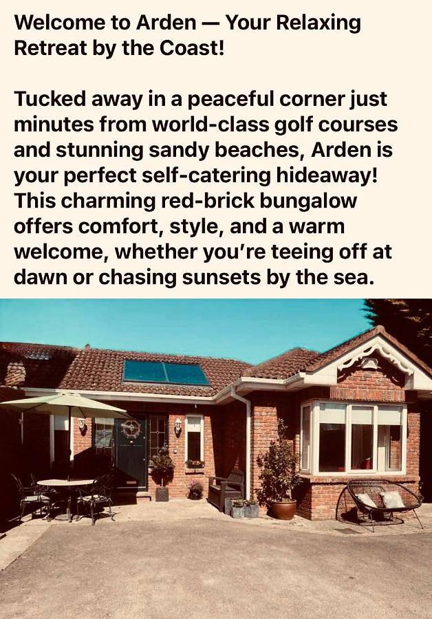 Bungalow para 7 personas, con vistas y jardín en Irlanda