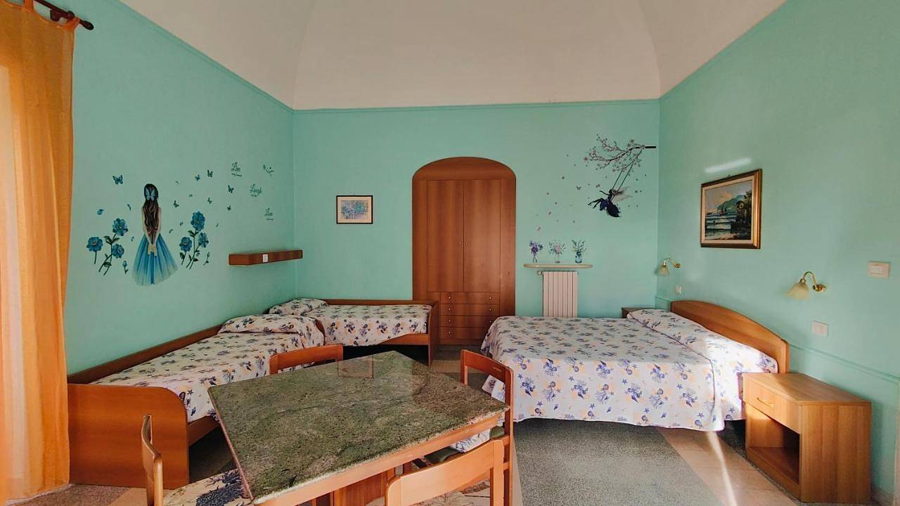 Quadruple Room with Sea View in Meta, Sorrento Coast