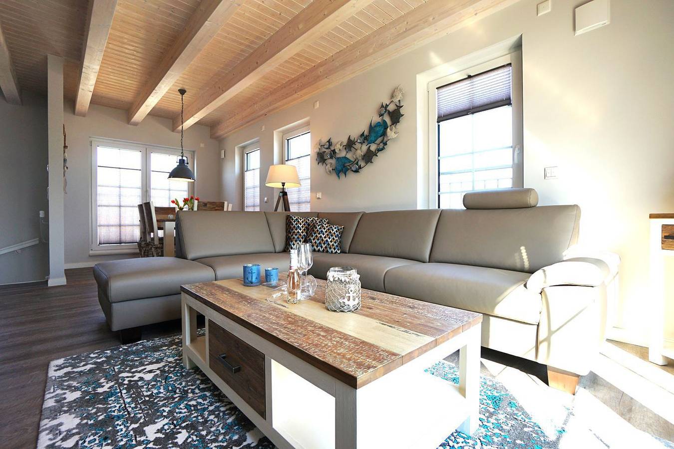 Ganze Wohnung, Nordseeluft und Wellenrauschen in Hafen Büsum, Büsum