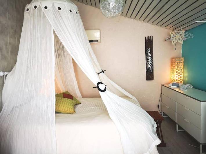 Appartement de vacances pour 2 personnes, avec jardin
