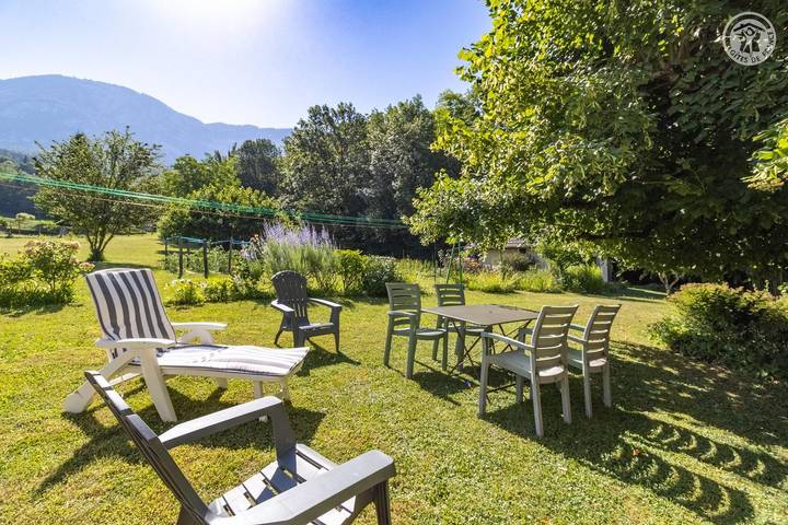 Gîte pour 4 personnes, avec Balcon et Jardin