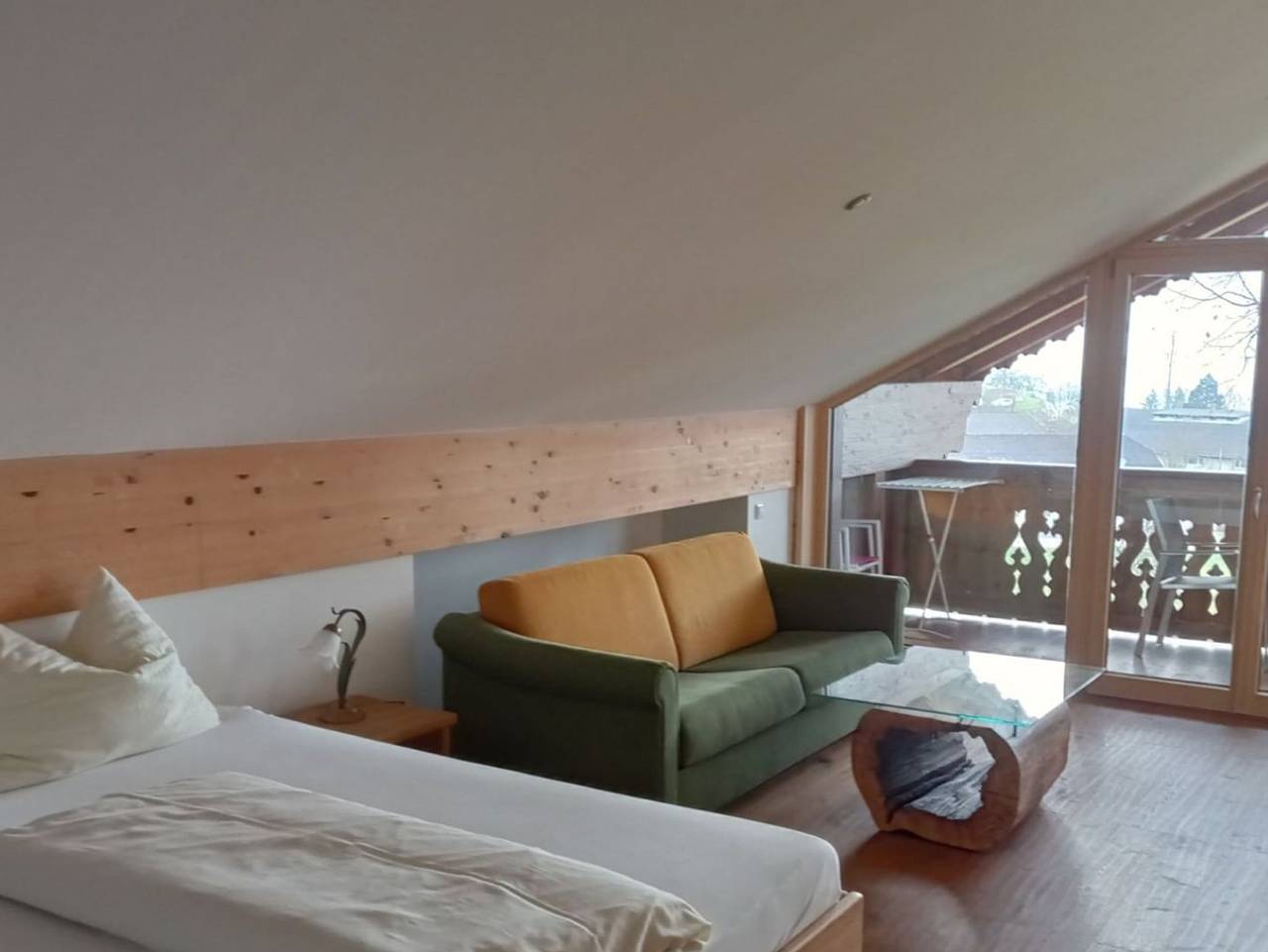 Bauernhof Grablerhof - Doppelzimmer Nuss in Steinbach am Attersee, Traunviertel