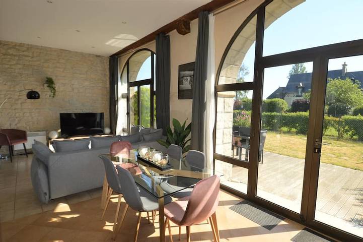 Maison de vacances pour 4 personnes, avec terrasse et jardin, animaux acceptés