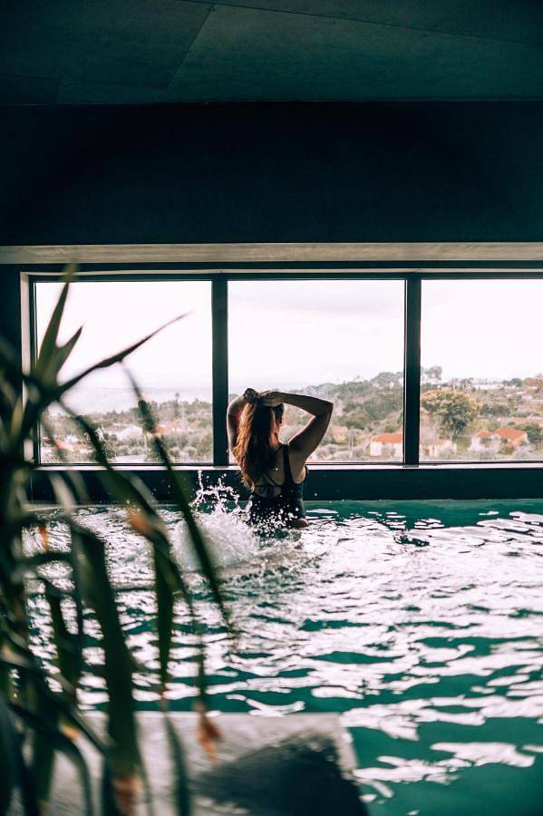 Hôtel pour 2 personnes, avec terrasse et piscine ainsi que sauna et jacuzzi dans Nelas