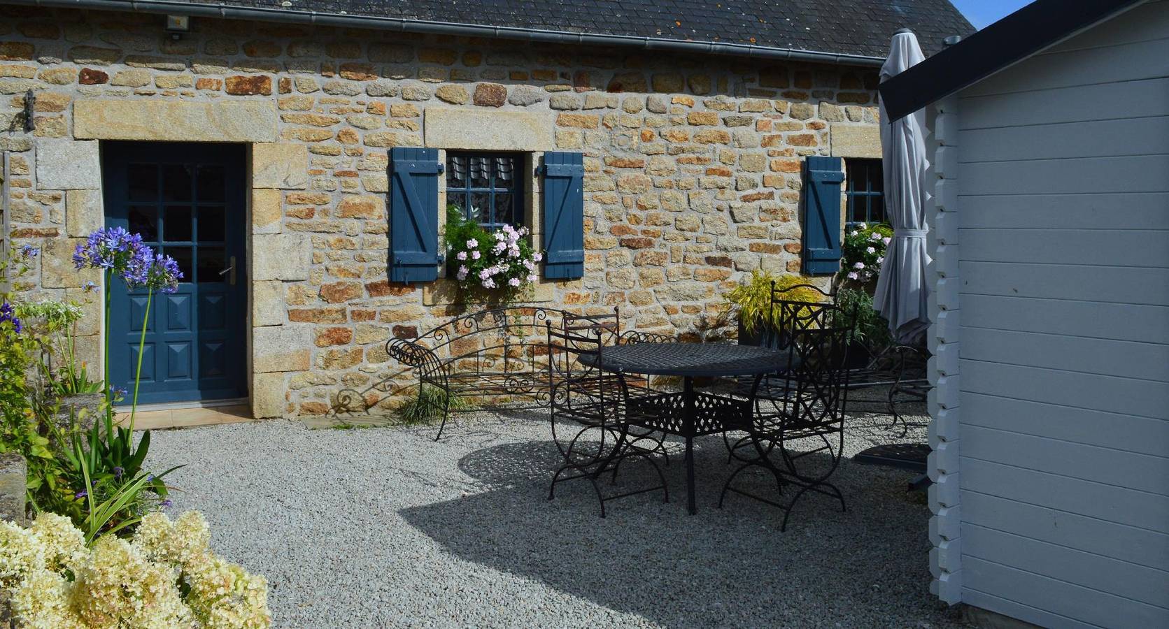 Maison de vacances avec jardin privé et barbecue in Plonévez-Porzay, Iroise