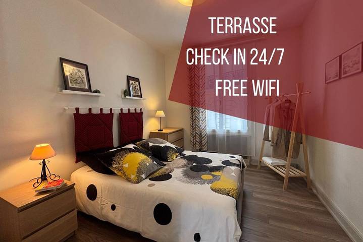 Appartement de vacances pour 2 personnes, avec Terrasse