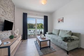 Ferienwohnung für 3 Personen, mit Balkon, kinderfreundlich im Oldenburger Münsterland