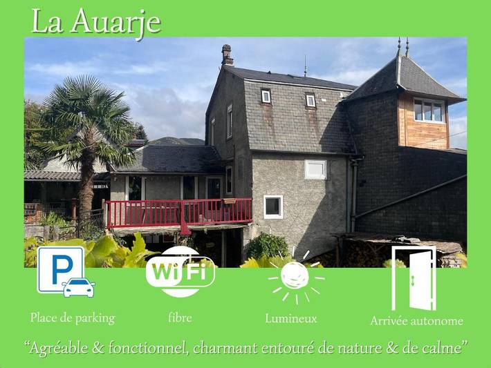 Appartement de vacances pour 4 personnes, avec jardin et vue, animaux acceptés