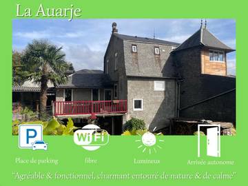 Gîte pour 4 personnes, avec vue et jardin, animaux acceptés à Cierp-Gaud