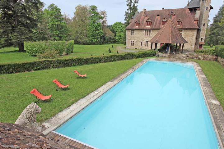 Gîte pour 6 personnes, avec piscine et jardin, animaux acceptés à Château-Chervix - 3