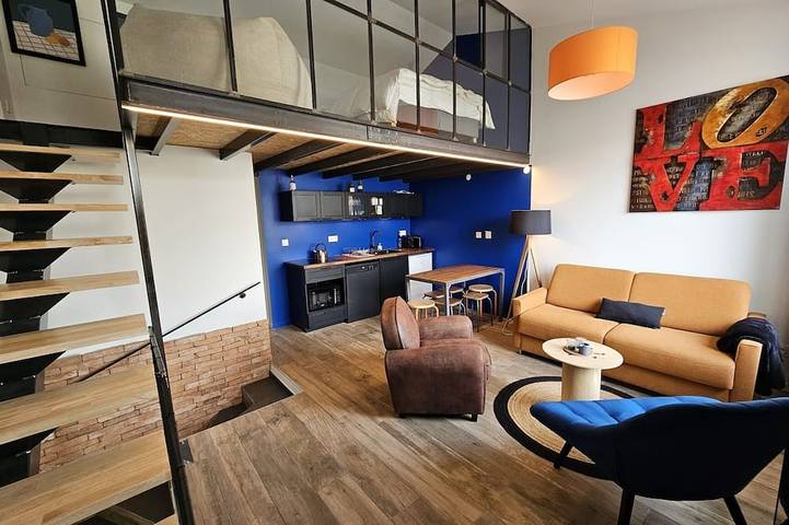 Appartement de vacances pour 6 personnes, avec jardin