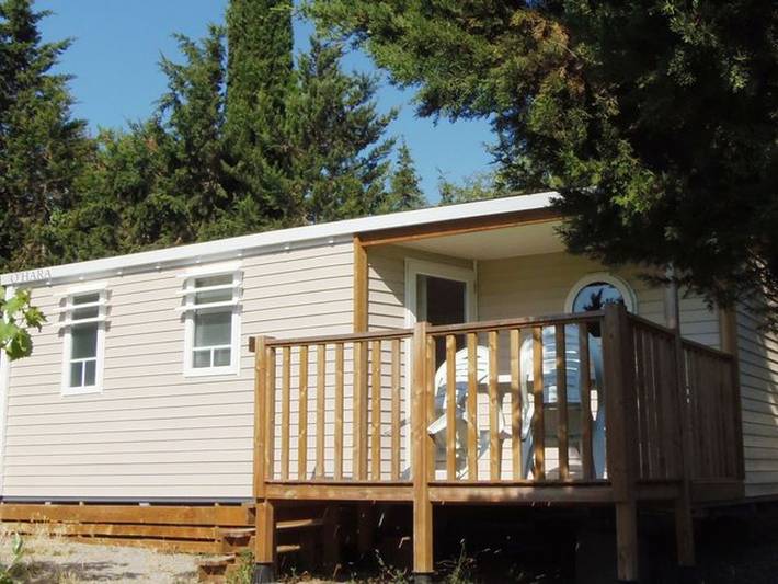 Mobil home pour 4 personnes, avec terrasse, animaux acceptés - 1