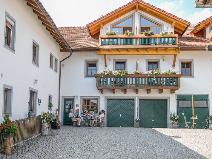 Ferme pour 6 personnes, avec terrasse et jardin, animaux acceptés à Wegscheid