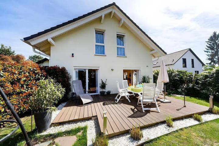 Ferienhaus für 6 Personen, mit Garten am Bodensee