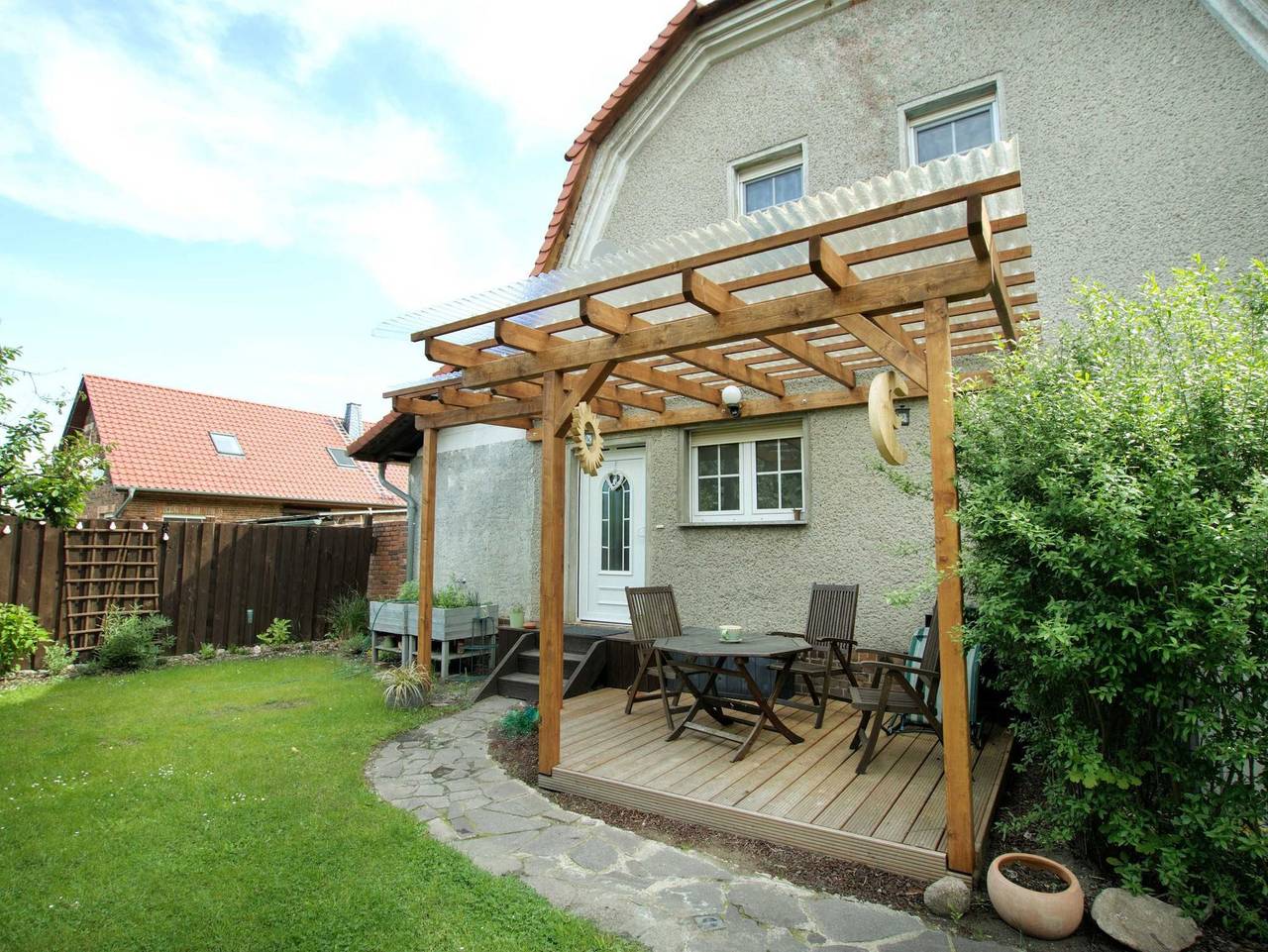 Ganze Ferienwohnung, Ferienwohnung Putgolla in Kolkwitz - Fewo Putgolla, max. 4 Erw. +1 Kind bis 3J, 1 Sz, Terrasse in Kolkwitz, Lausitz